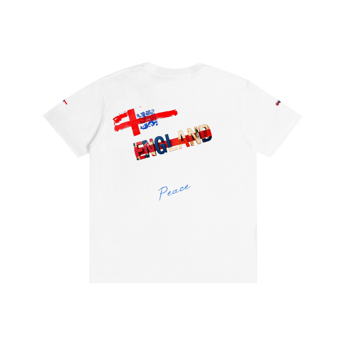 England fans - Peace -Pure Cotton Unisex T-Shirt