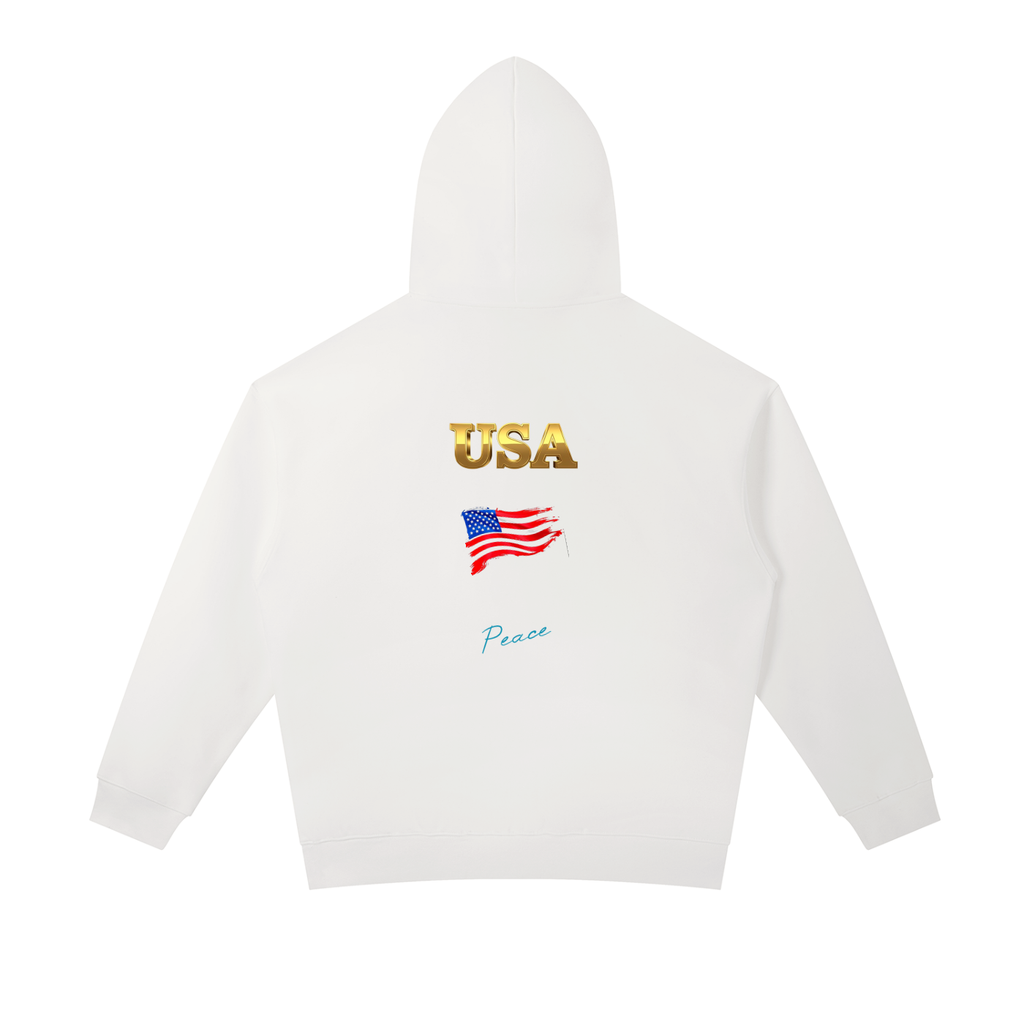 USA fans - Peace- Essential Heavyweight Hoodie