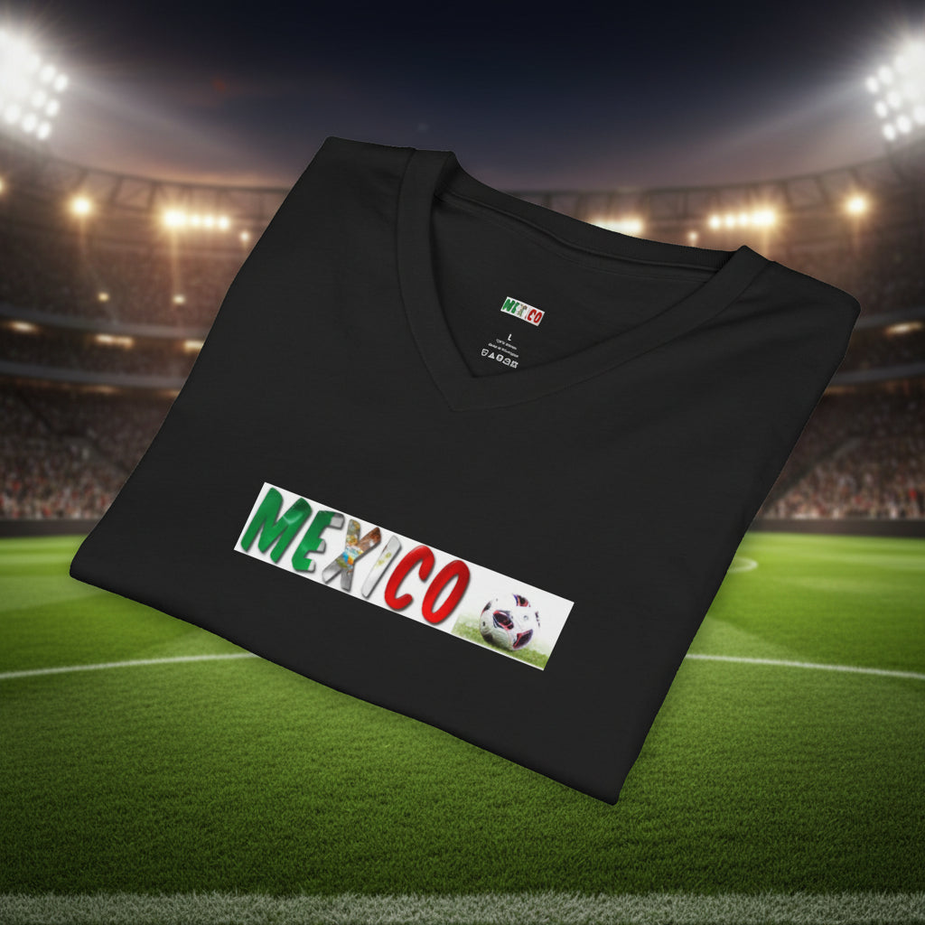 Mexico Soccer V-Neck Tee