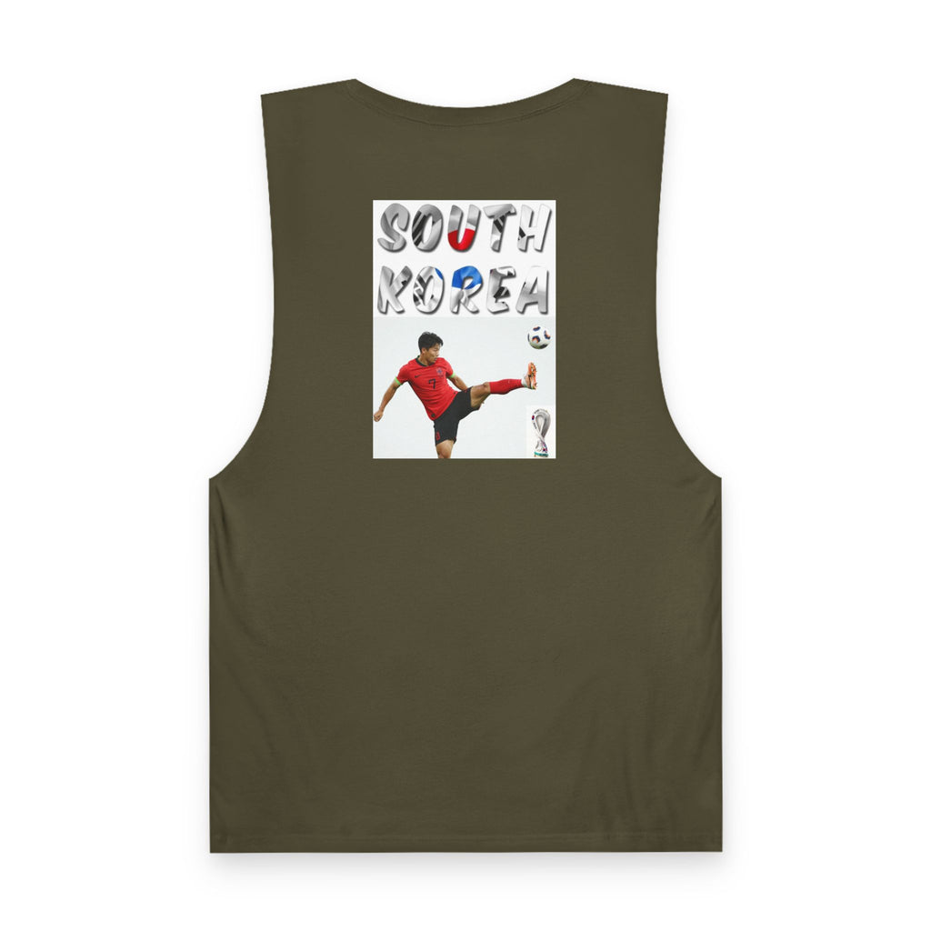 South Korea Soccer Tank Top 100%  Cotton