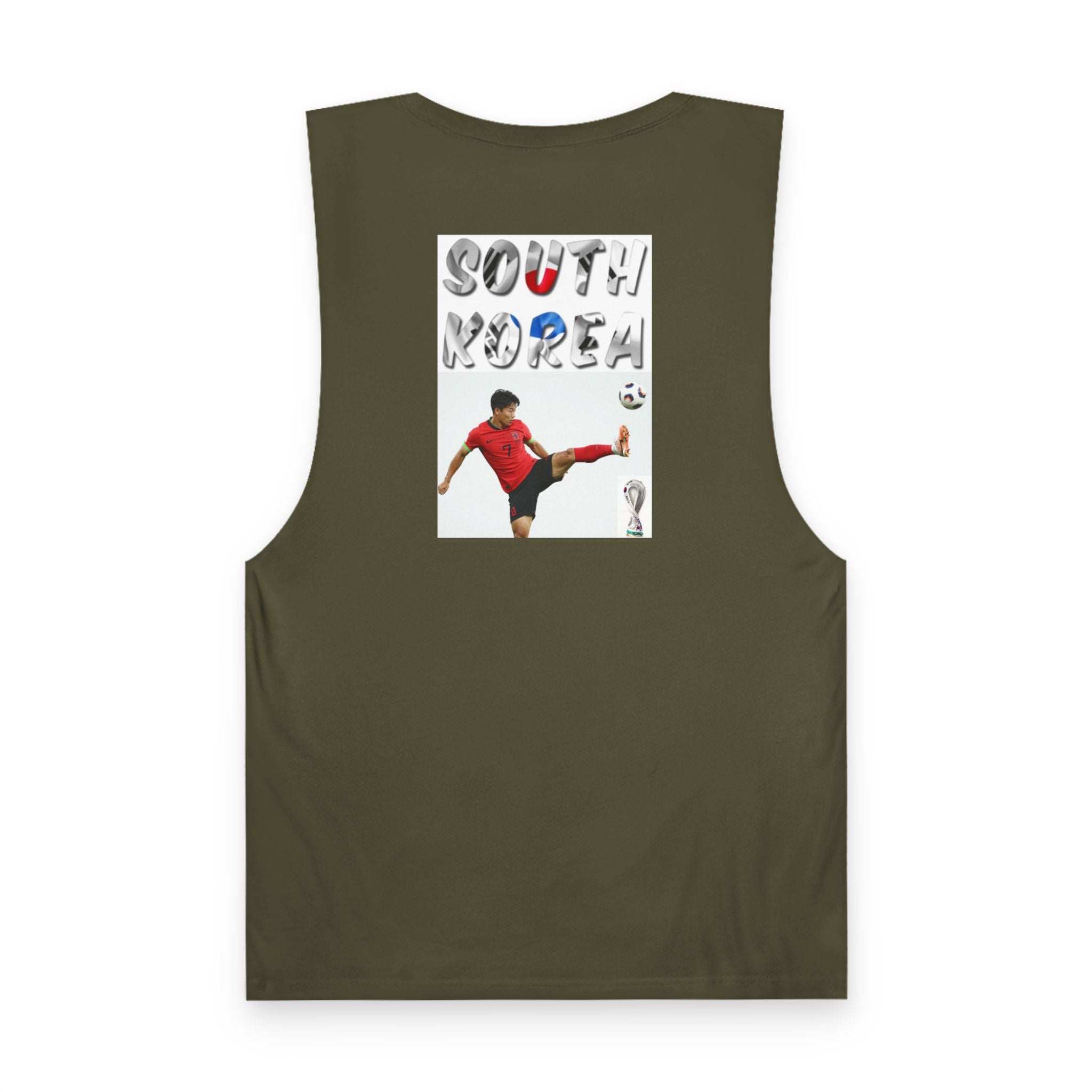 South Korea Soccer Tank Top 100%  Cotton