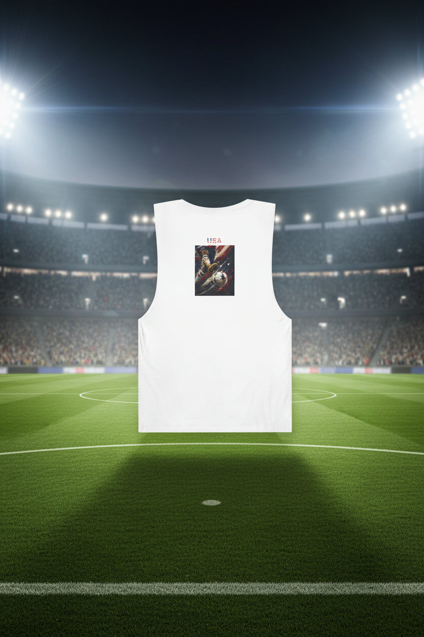 USA World Cup 2026 Soccer Tank Top 100% Cotton