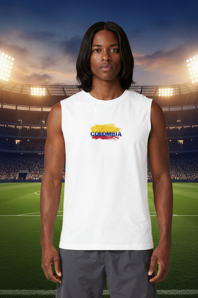 Colombia Soccer Muscle Tank
