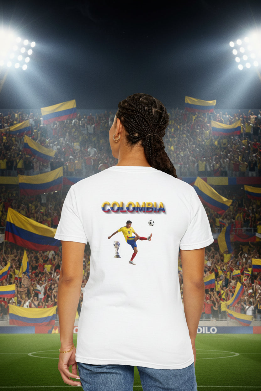 Colombia World Cup 2026 Soccer 100%  Cotton