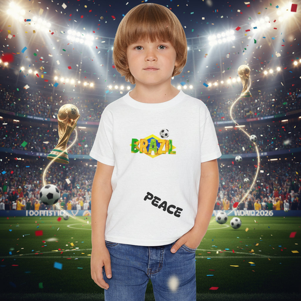 Brazil Soccer Toddler T‑Shirt