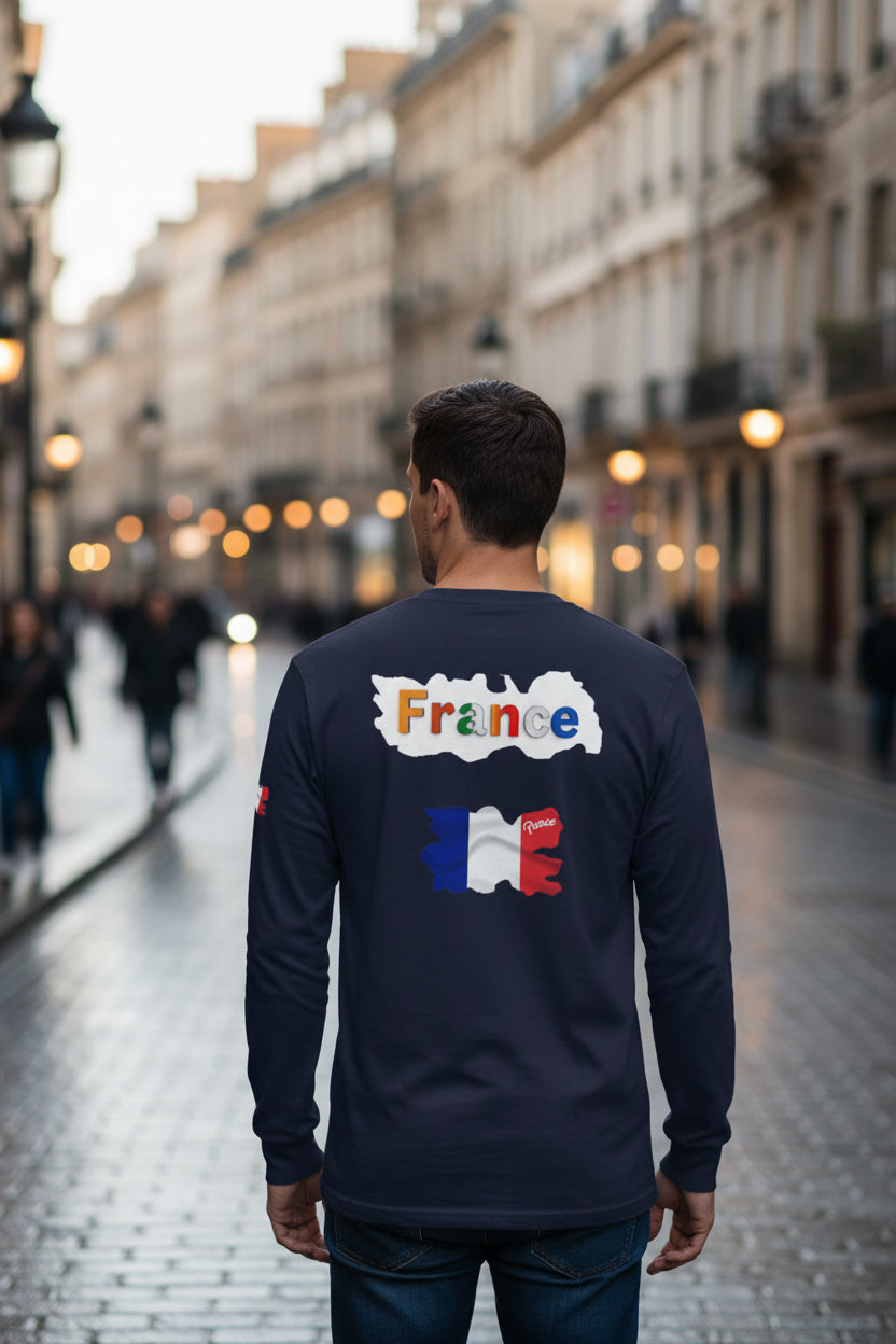 France Long Sleeve Tee