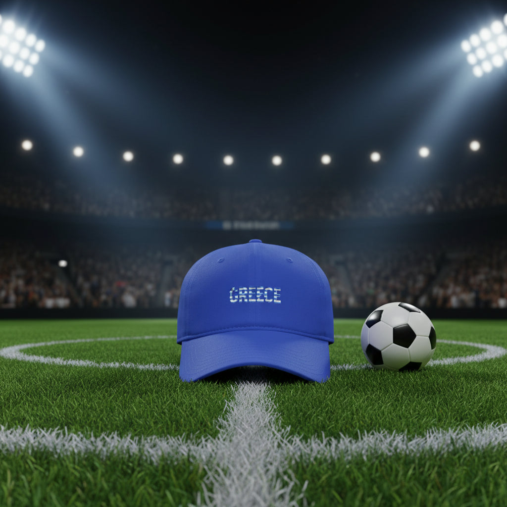Greece World Cup 2026 Baseball Cap 100% Cotton