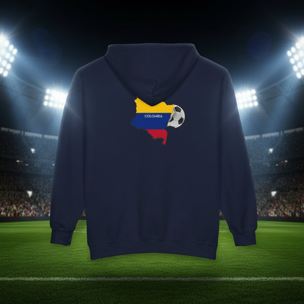 Colombia World Cup 2026 Soccer Zip Hoodie