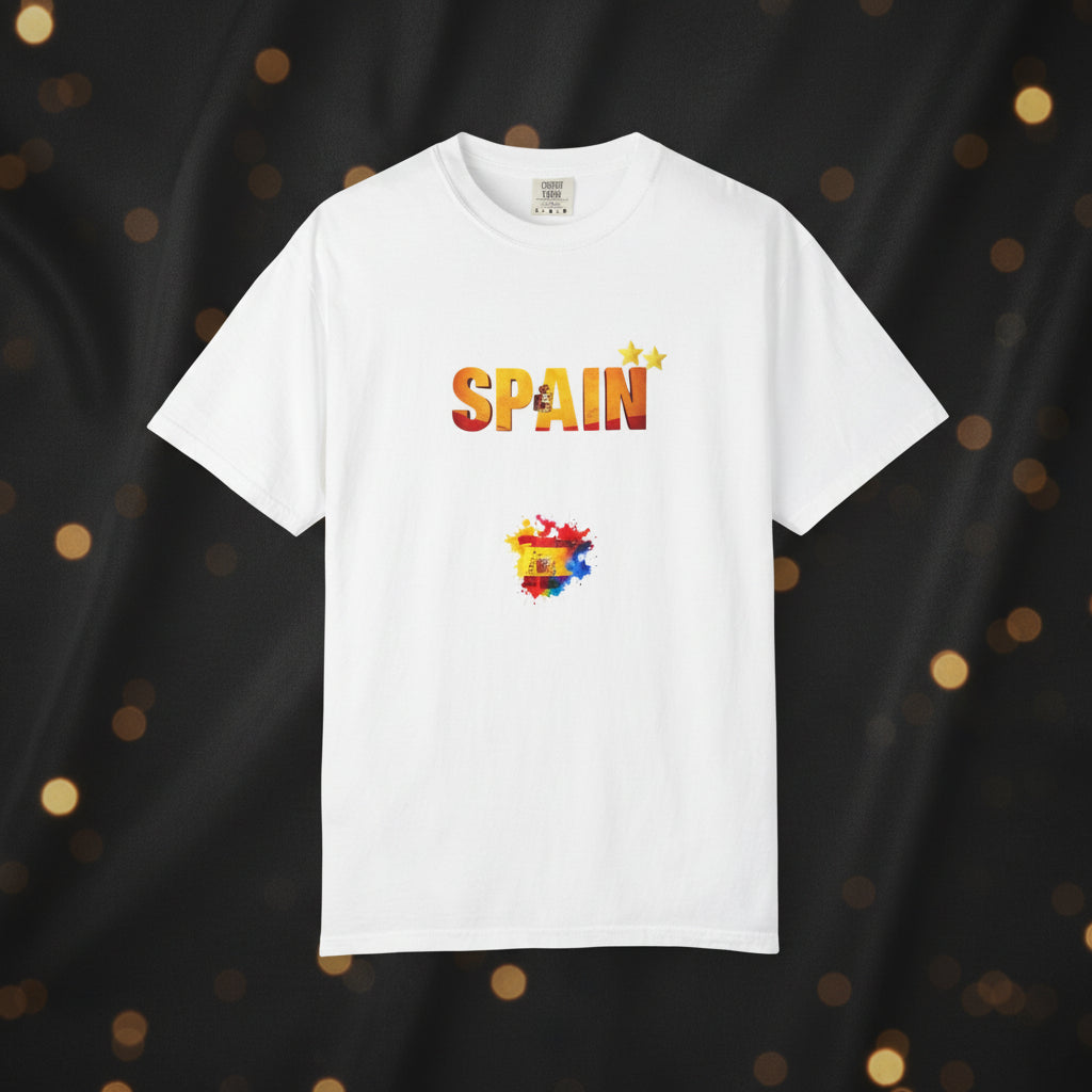 Spain Graphic T-Shirt — Peace message