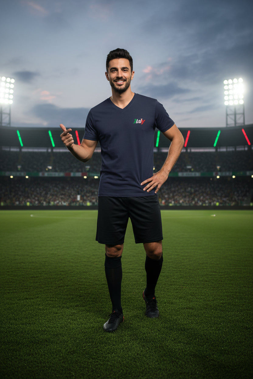 Italy V-Neck Tee