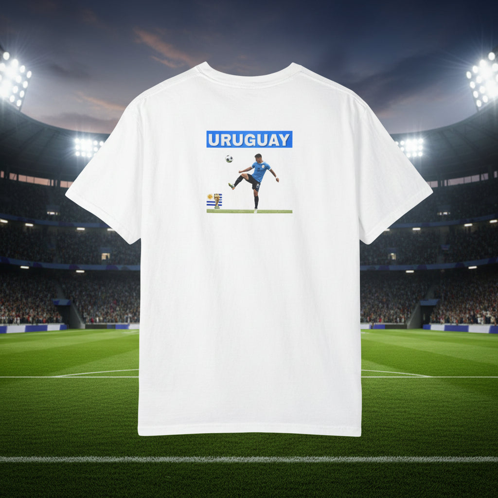 Uruguay Soccer T-Shirt 100%  Cotton