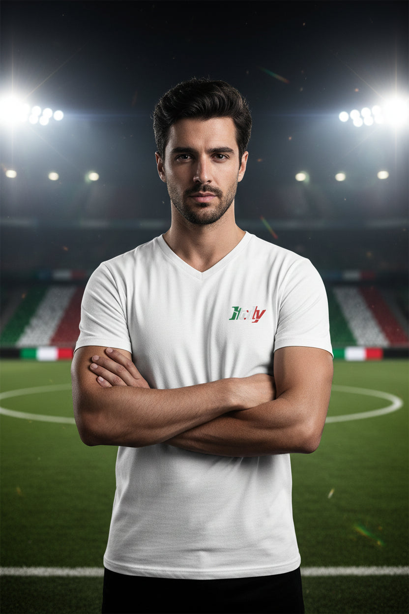 Italy V-Neck Tee