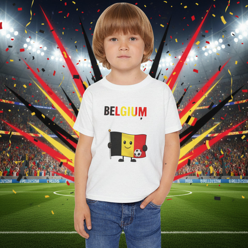 Belgium Soccer Toddler T‑Shirt