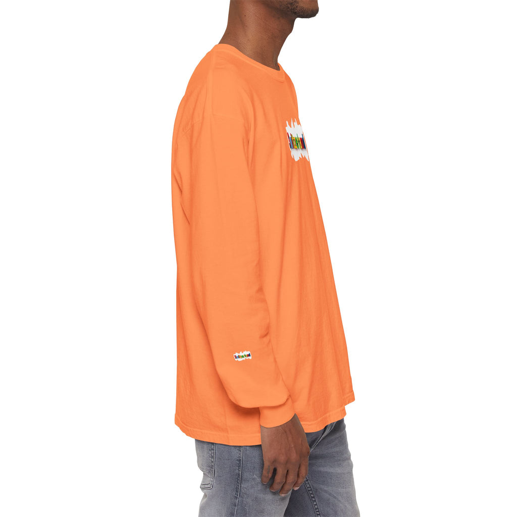Switzerland Color Block Long Sleeve T-Shirt — Swiss Flag Graphic