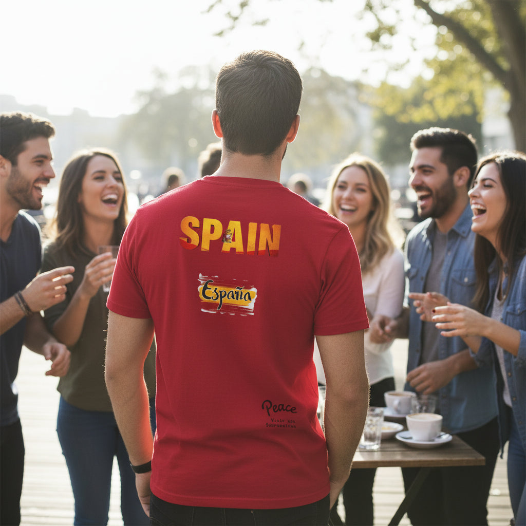 Spain España Flag Graphic T-Shirt