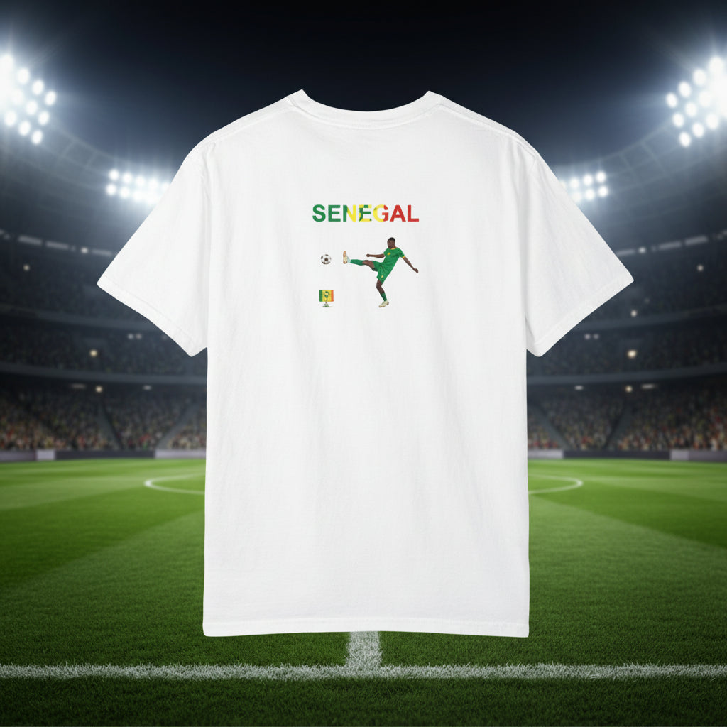 Senegal Soccer T-Shirt 100% Cotton