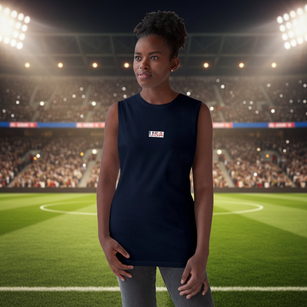 USA World Cup 2026 Soccer Tank Top 100% Cotton