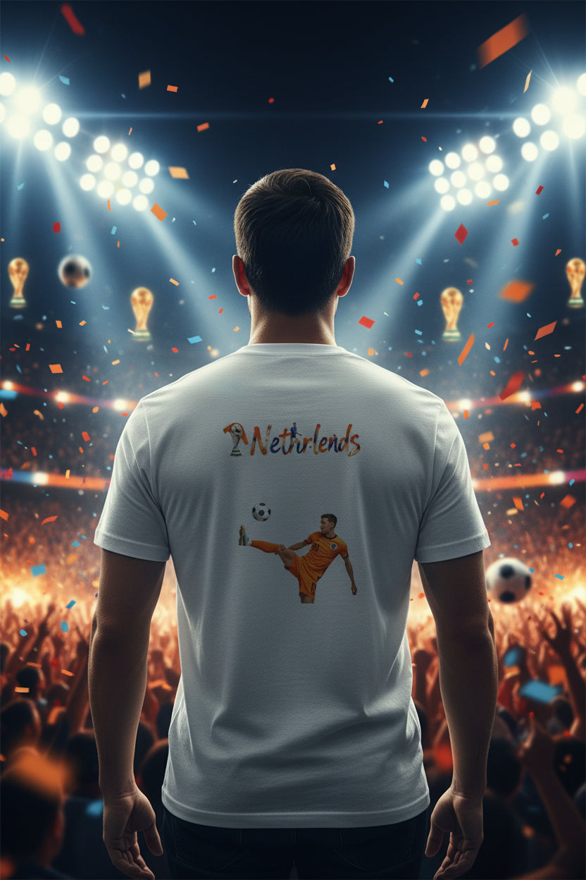 Netherlands World Cup 2026 Soccer 100%  Cotton
