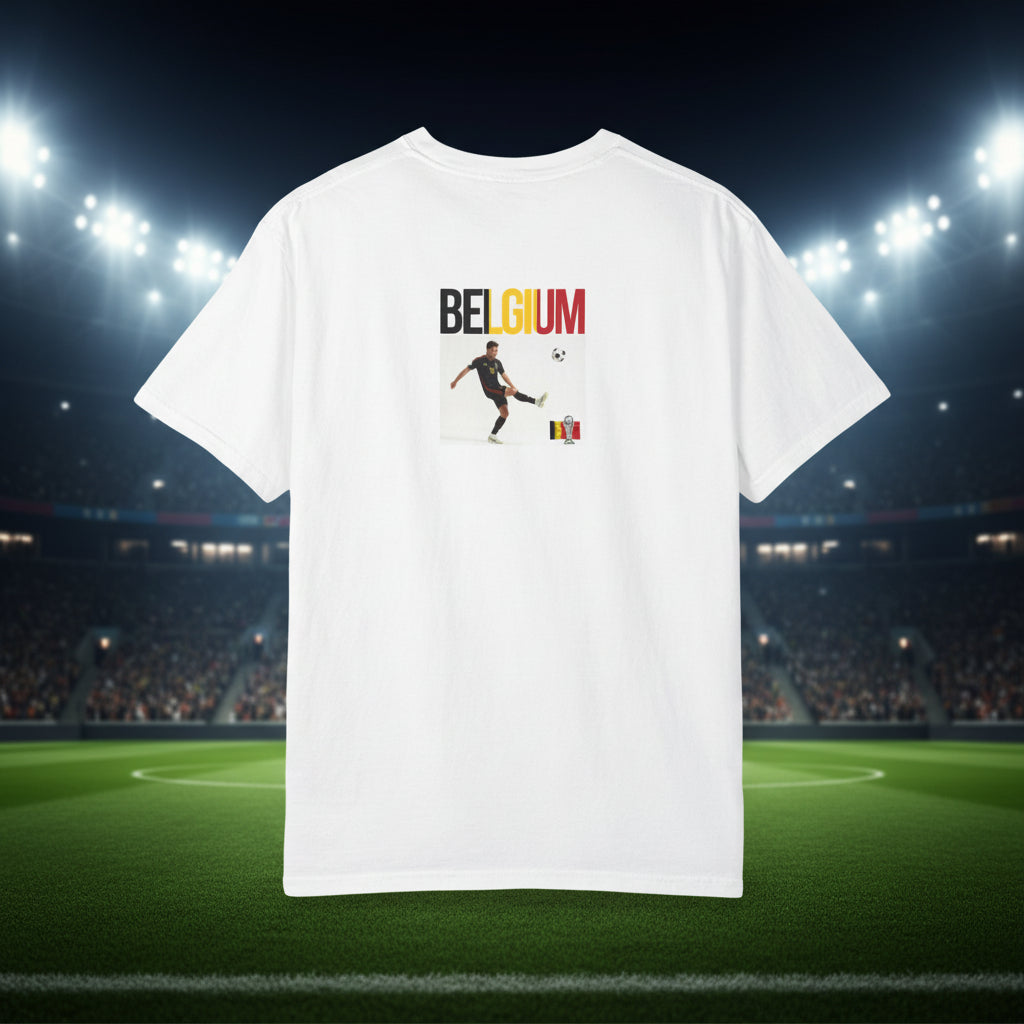 Belgium Soccer T-Shirt 100% Cotton