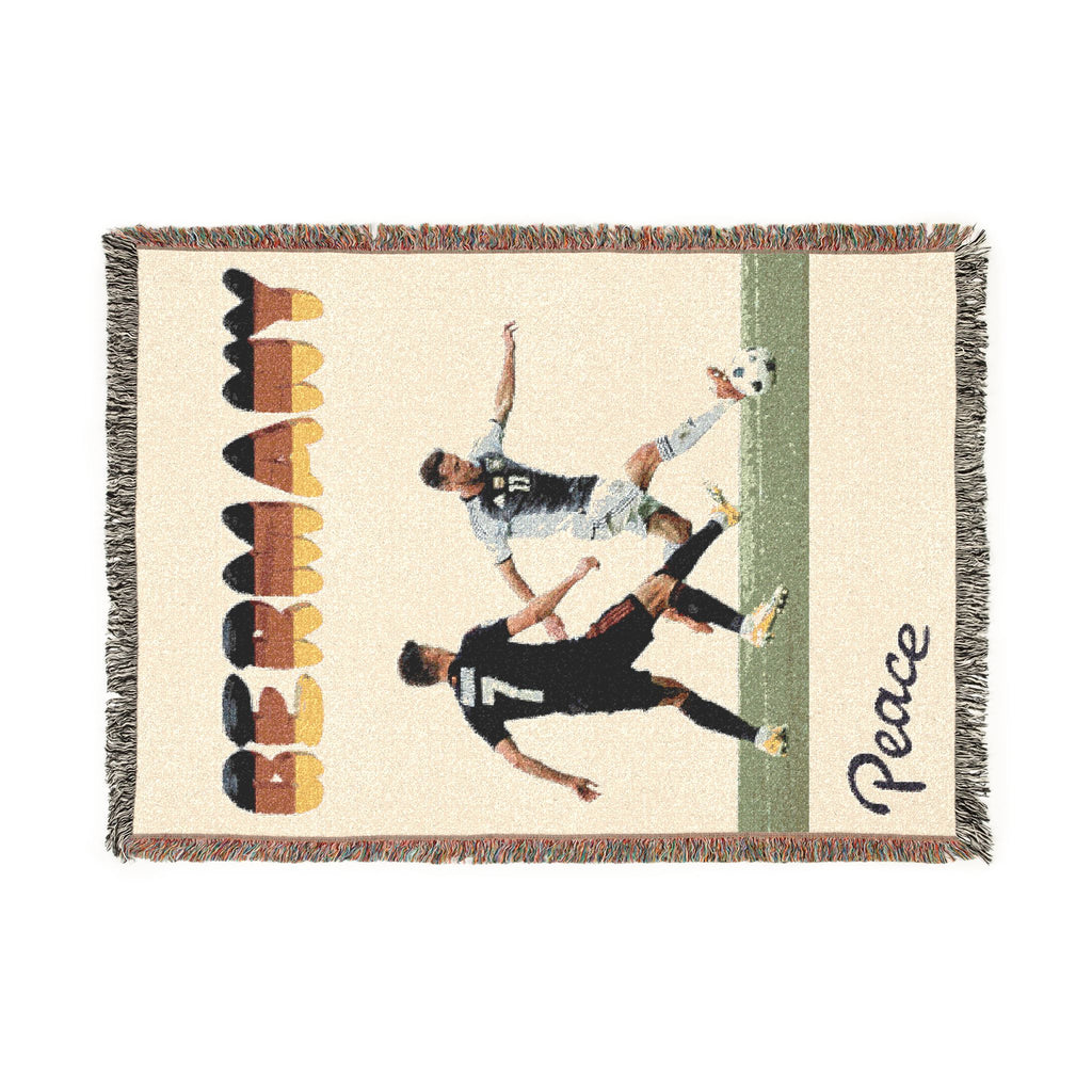 Germany Soccer Woven Blanket