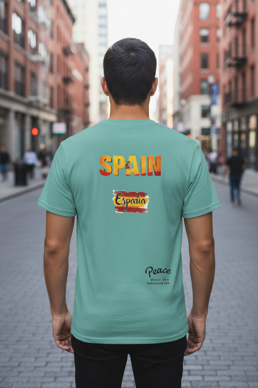 Spain España Flag Graphic T-Shirt