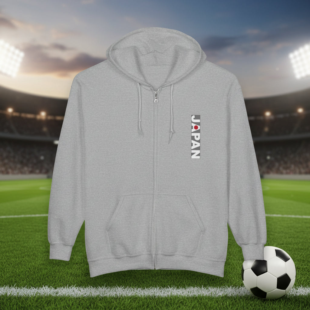 Japan Soccer Zip Hoodie