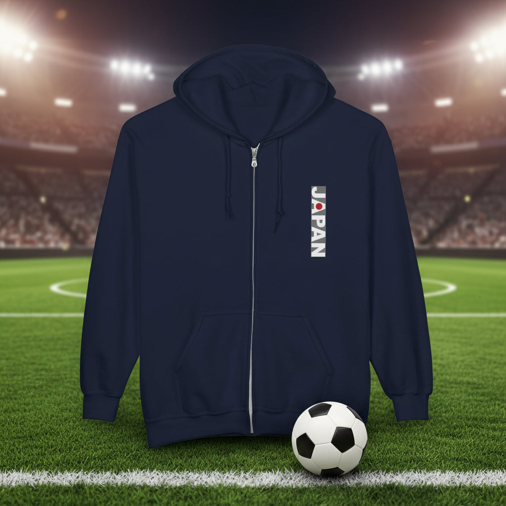 Japan Soccer Zip Hoodie