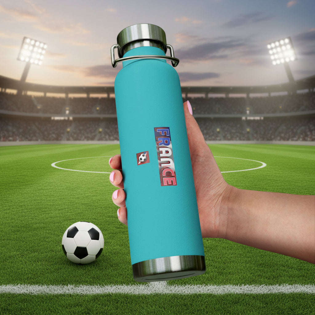 France World Cup 2026 22oz Vacuum Insulated Stainless Water Bottle