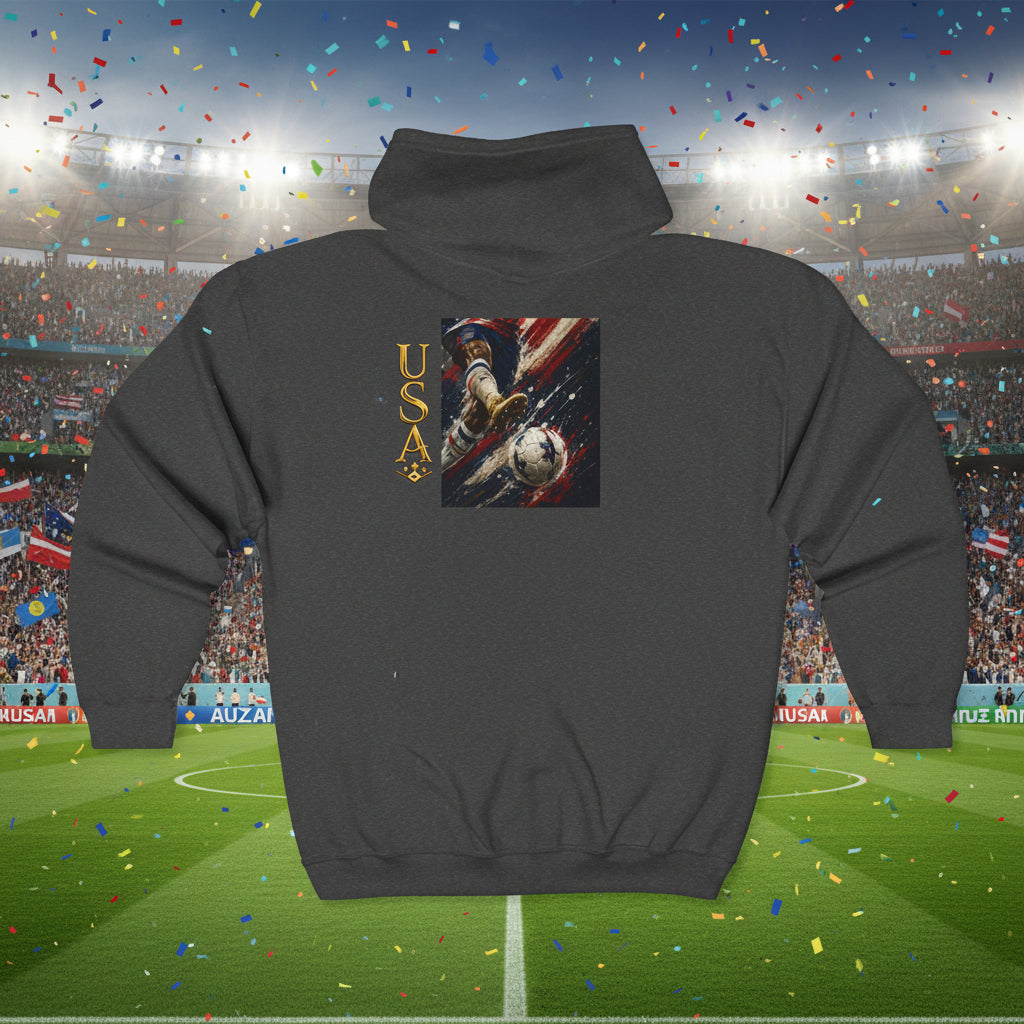 USA Soccer Zip Hoodie