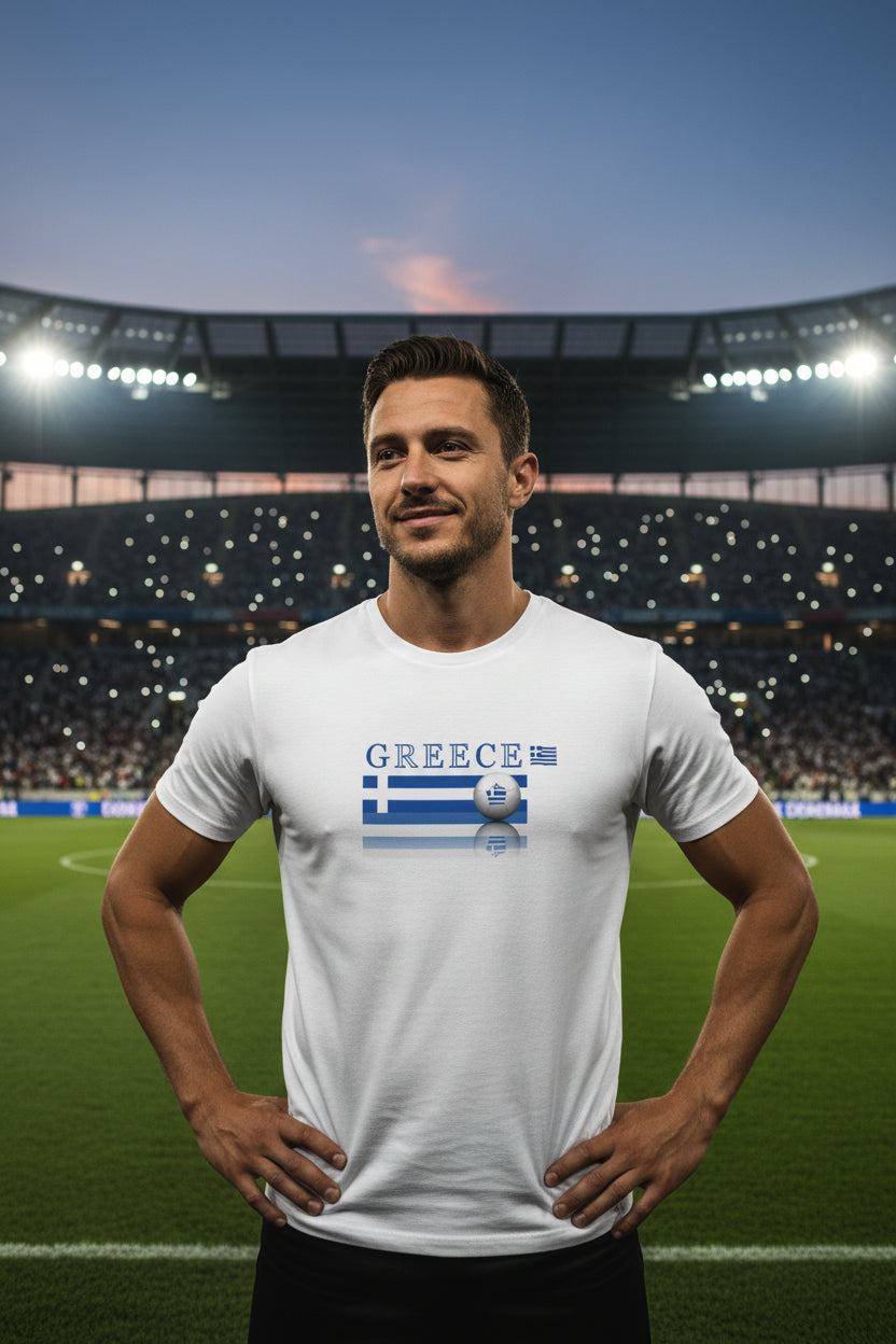 Greece T-Shirt 100% Ring-Spun Cotton
