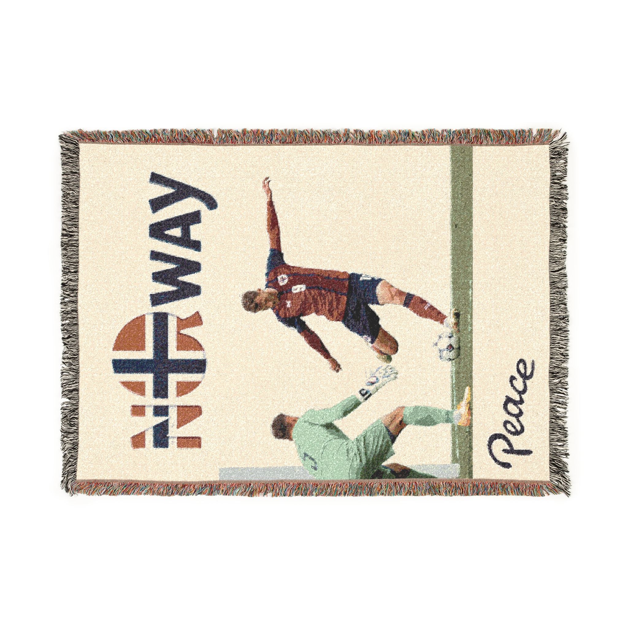 Norway Soccer Woven Blanket