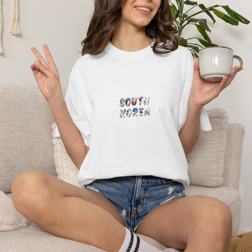 South Korea T-Shirt 100% Ring-Spun Cotton