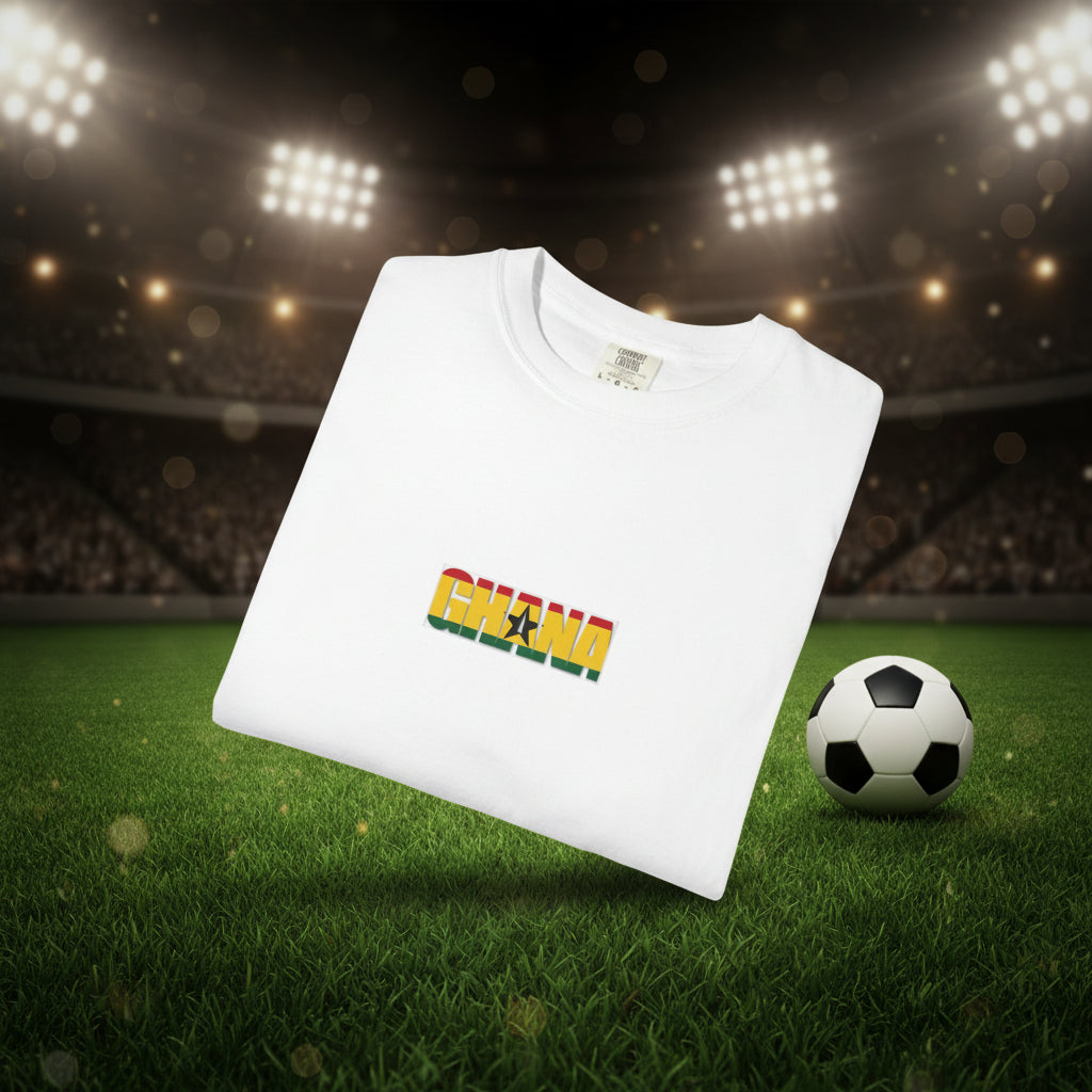 Ghana Soccer T-Shirt 100% Cotton