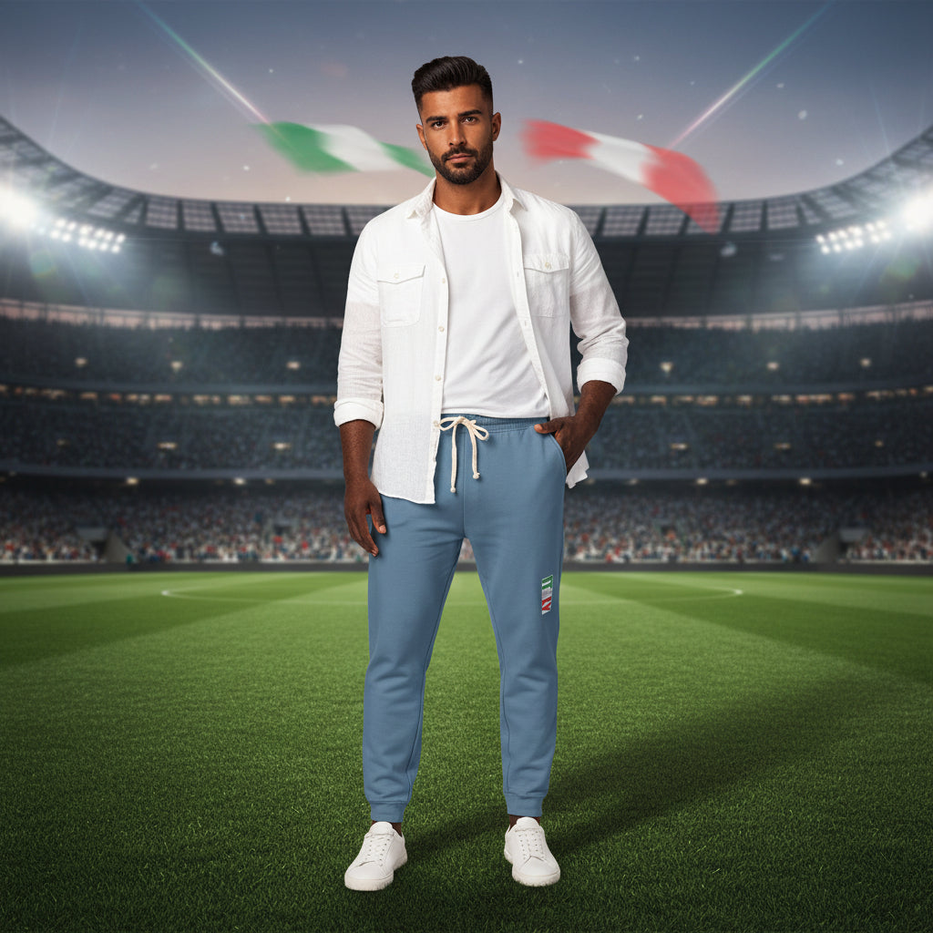 Italy World Cup 2026 Sweatpants 100% Cotton