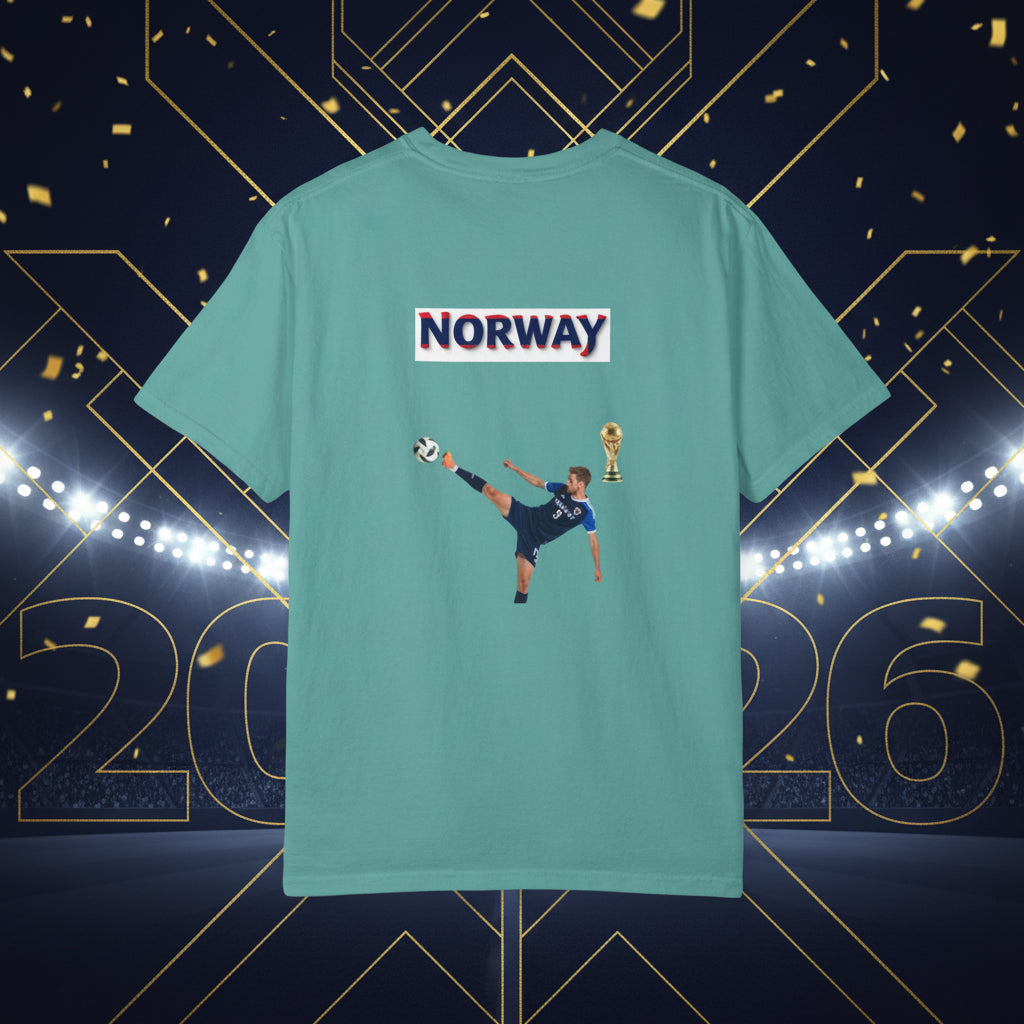 Norway World Cup 2026 Soccer 100%  Cotton