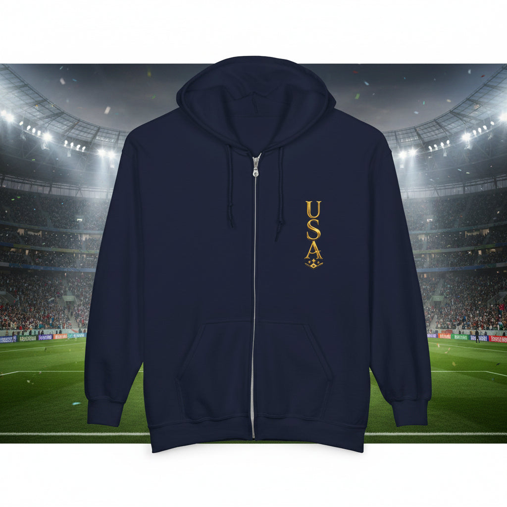 USA Soccer Zip Hoodie