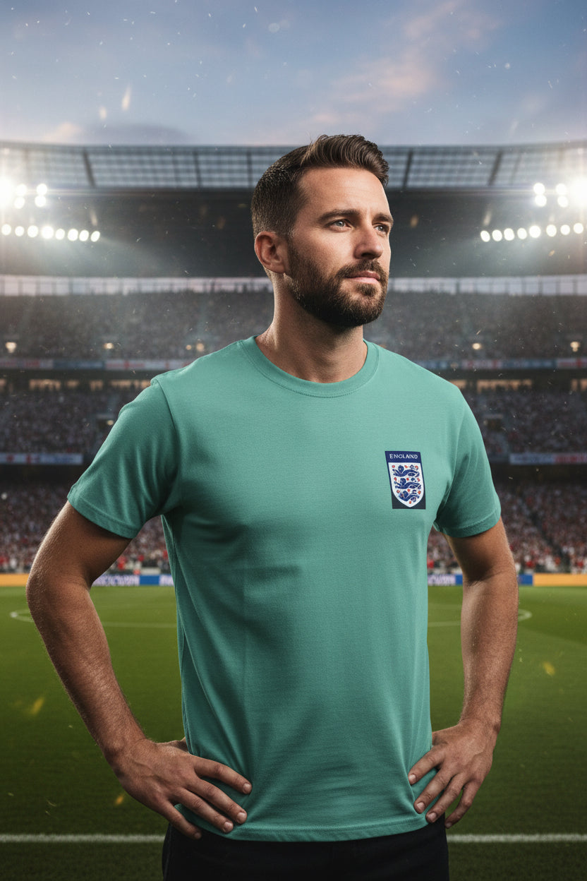 England World Cup 2026 Soccer T-Shirt 100% Cotton