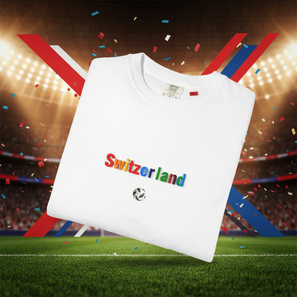 Switzerland World Cup 2026 Soccer 100%  Cotton