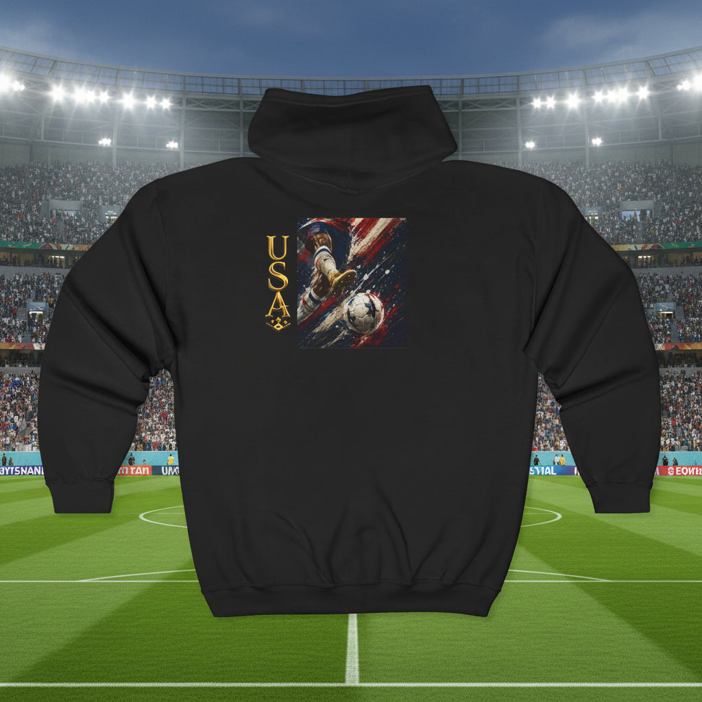 USA Soccer Zip Hoodie