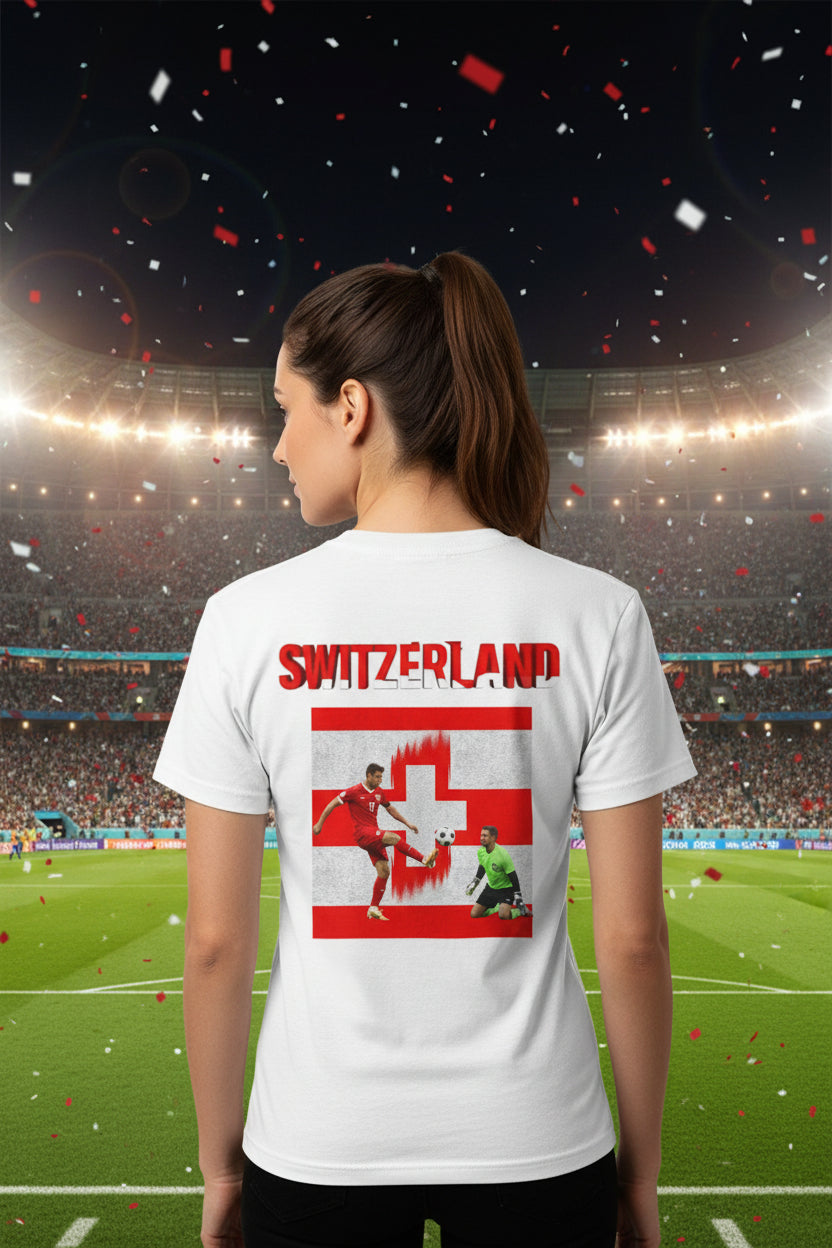 Switzerland Soccer T‑Shirt