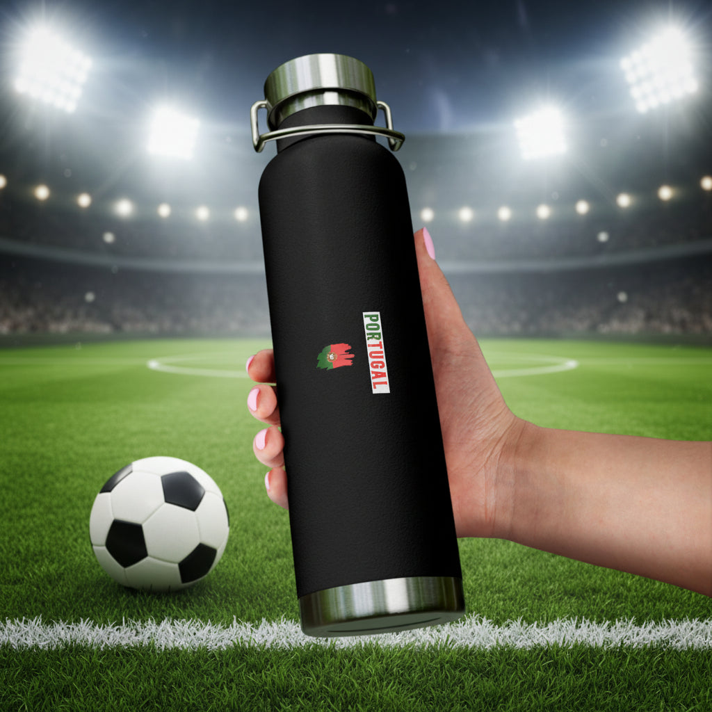 Portugal World Cup 2026 22oz Vacuum Insulated Stainless Water Bottle