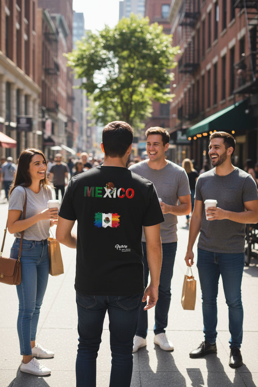 Mexico Flag T-Shirt — Peace