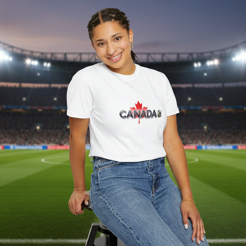 Canada World Cup 2026 Soccer 100%  Cotton
