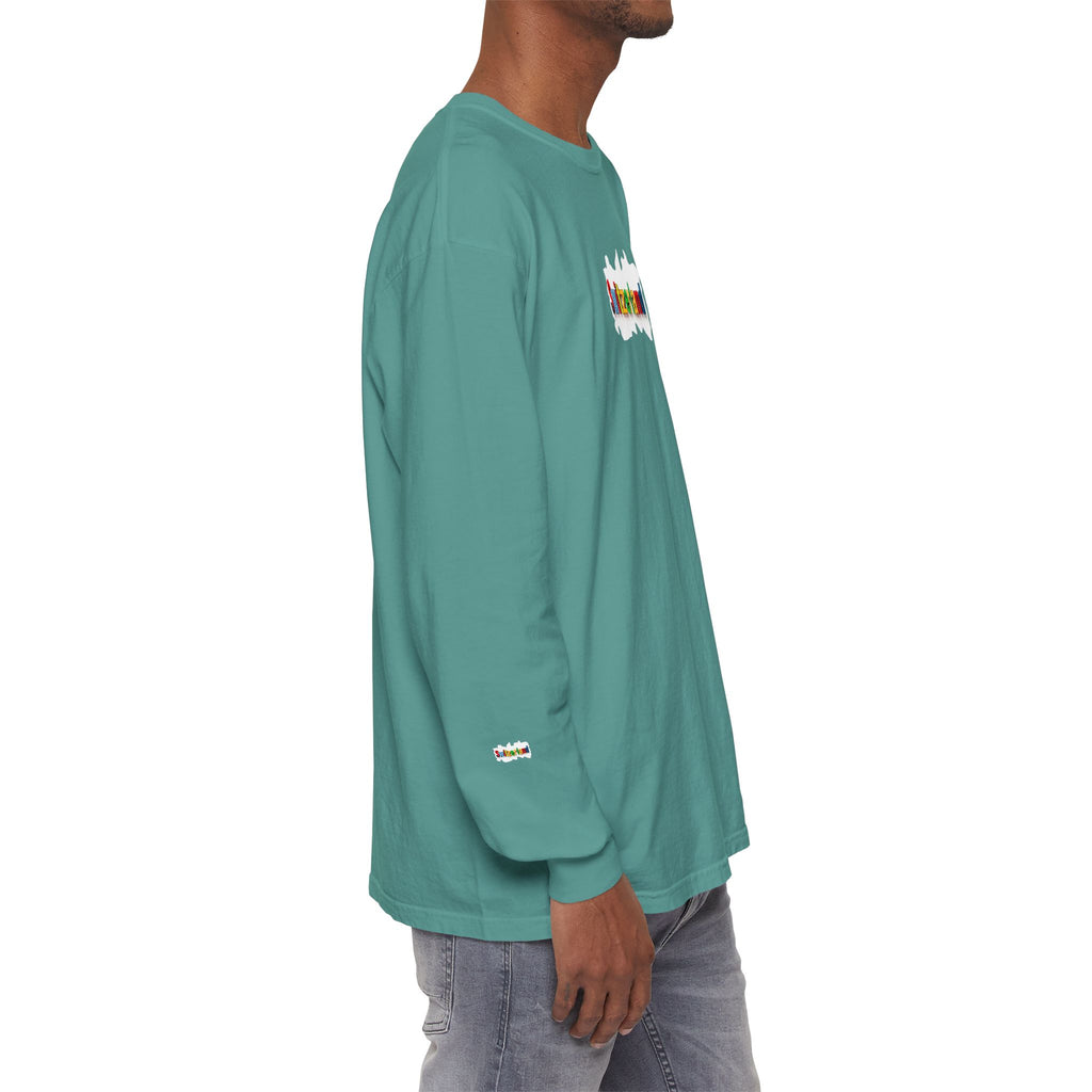 Switzerland Color Block Long Sleeve T-Shirt — Swiss Flag Graphic