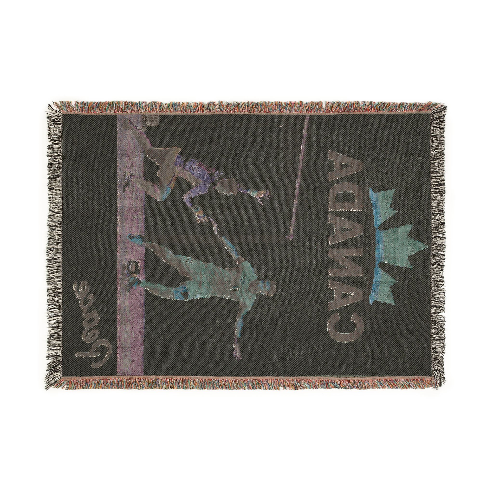 Canada Soccer Woven Blanket
