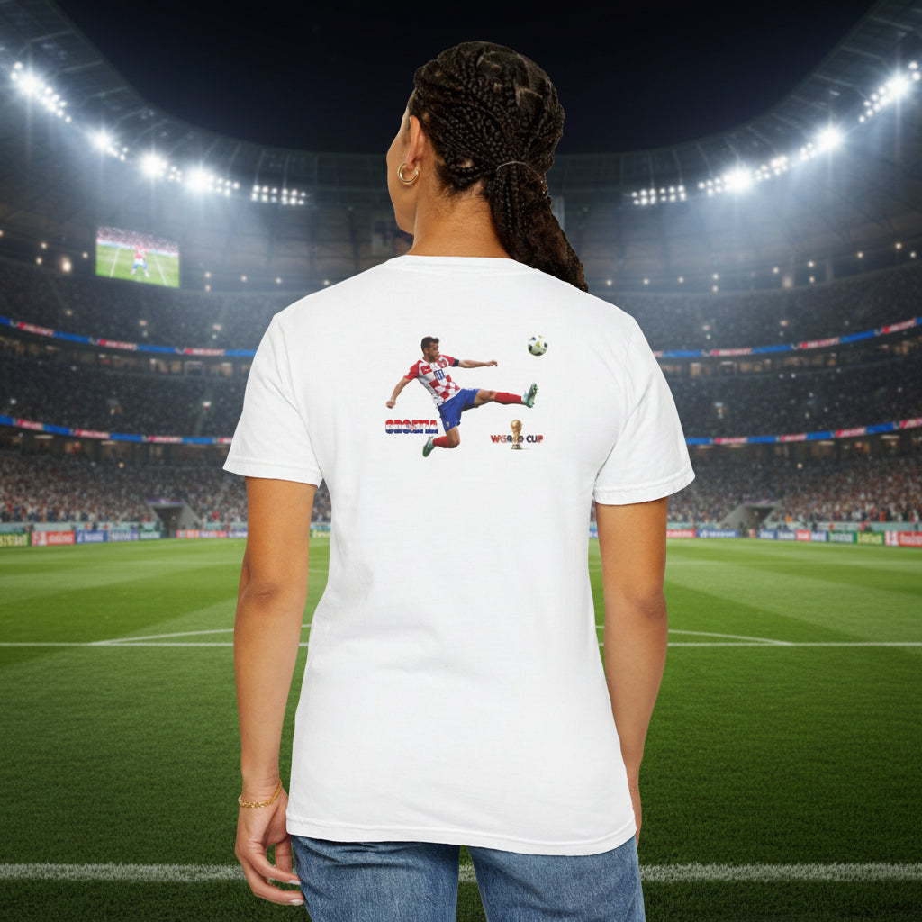 Croatia World Cup 2026 Soccer 100%  Cotton