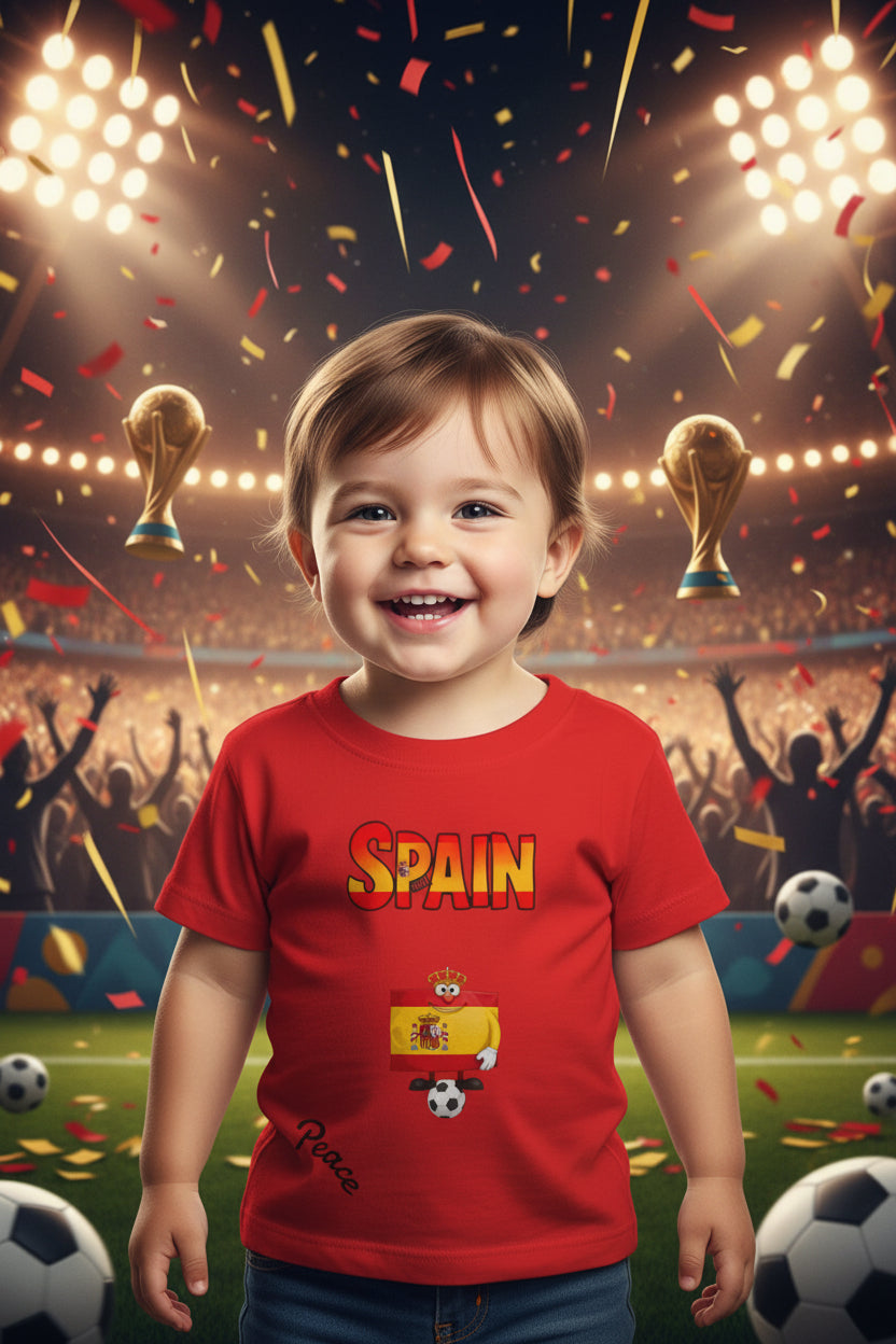 Spain Soccer Toddler T‑Shirt