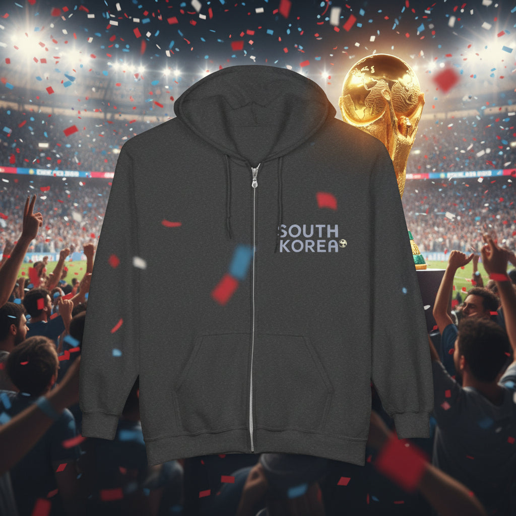 South Korea Soccer Zip Hoodie