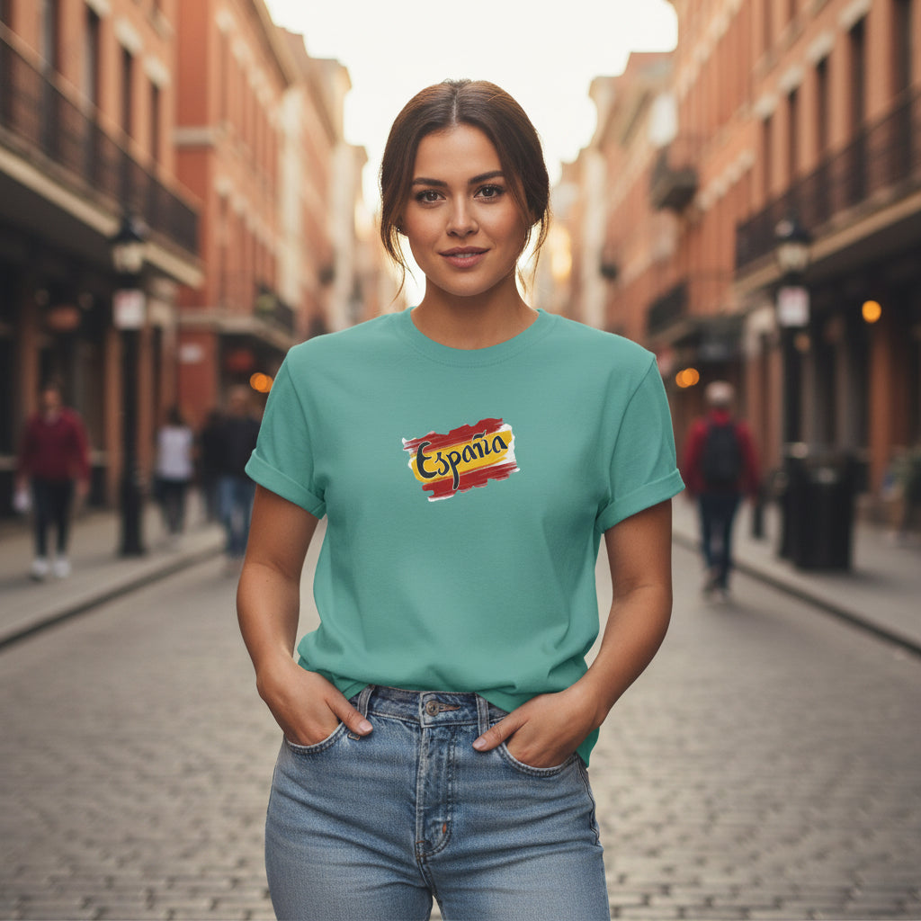 Spain España Flag Graphic T-Shirt