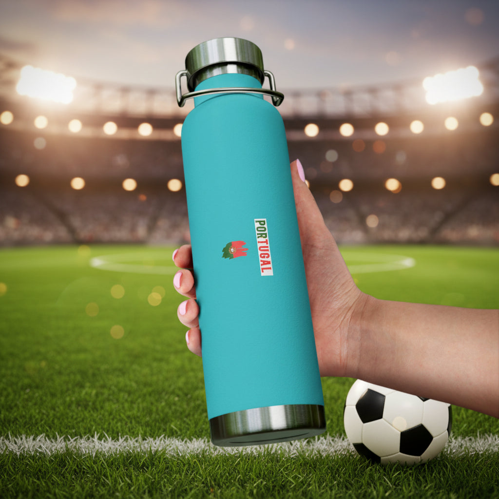 Portugal World Cup 2026 22oz Vacuum Insulated Stainless Water Bottle